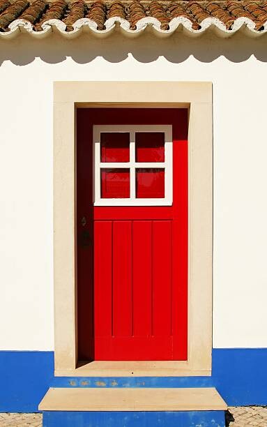 Sticker Red door