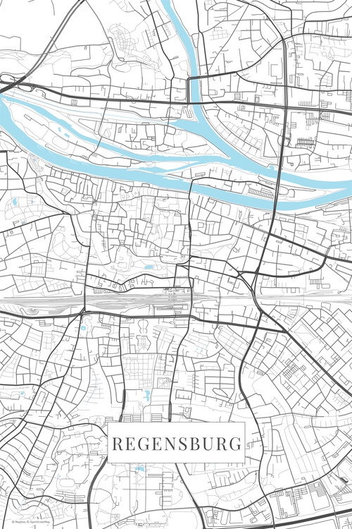 Naljepnica Regensburg white