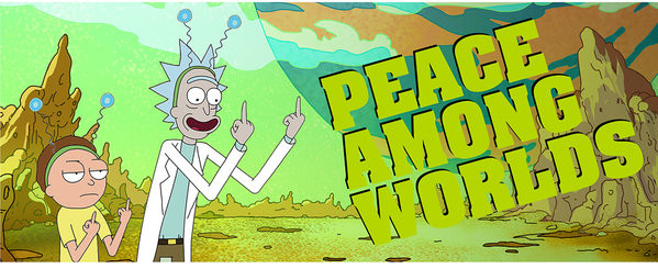 Mug Rick And Morty - Peace