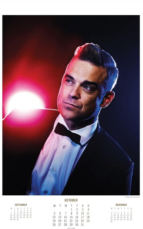 Calendar 2021 Robbie Williams