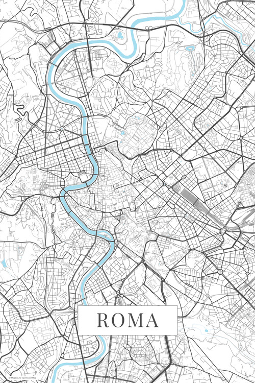 Фотошпалери Roma white