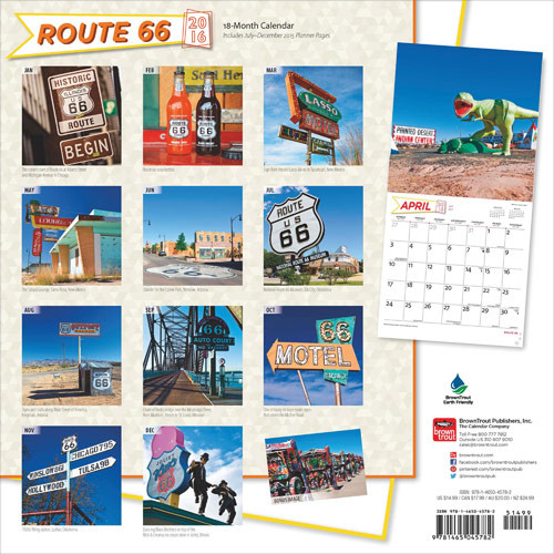 Calendar 2021 Route 66