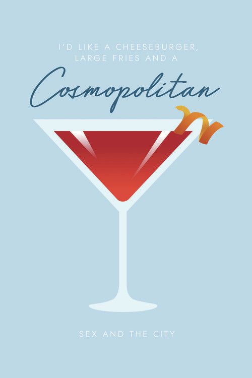 Naljepnica s** and The City - Cosmopolitan