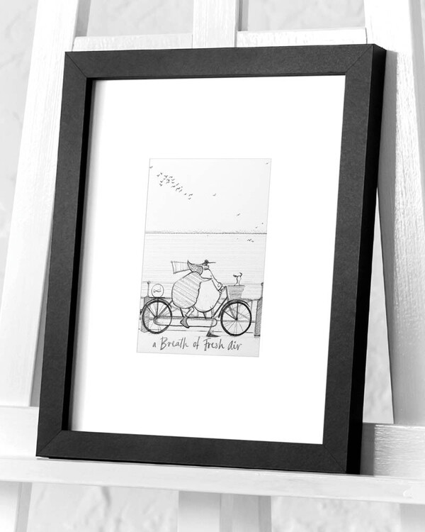 Framed poster Sam Toft - A Breath of Fresh Air