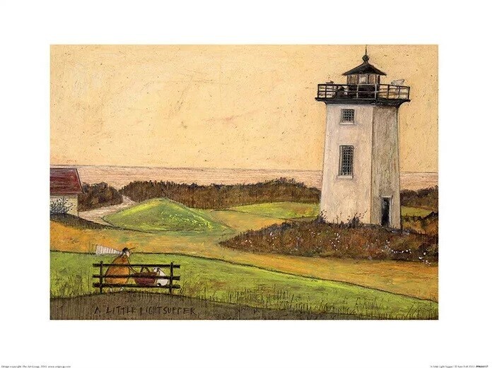 Art Print Sam Toft - A Little Light Supper