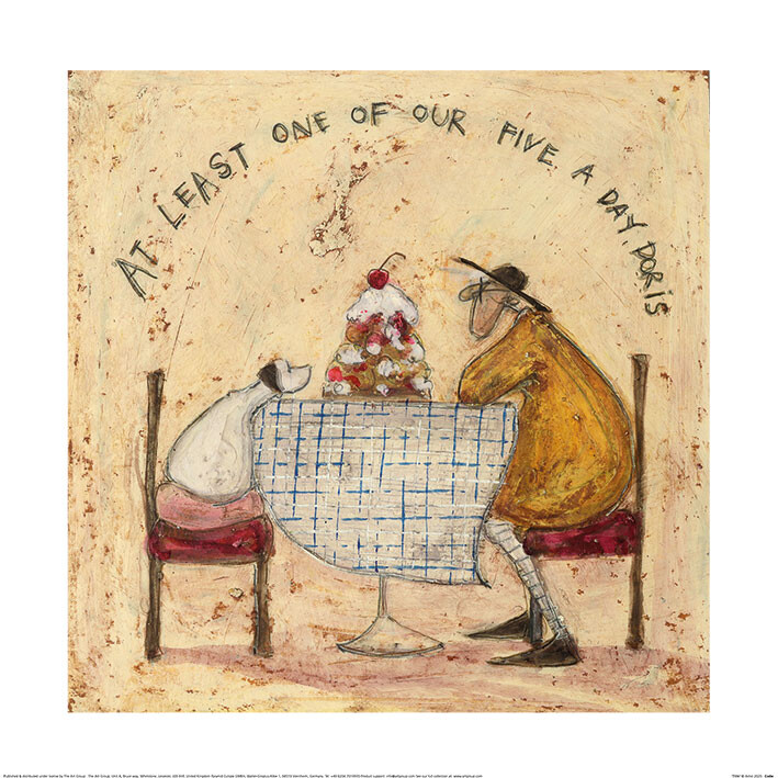 Art Print Sam Toft - At Least One of Our Five A Day Doris