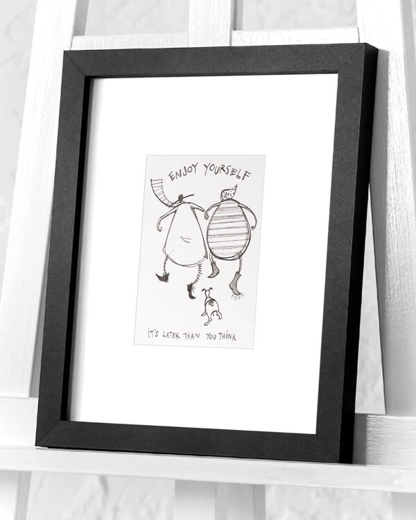 Framed poster Sam Toft - Enjoy Yourself