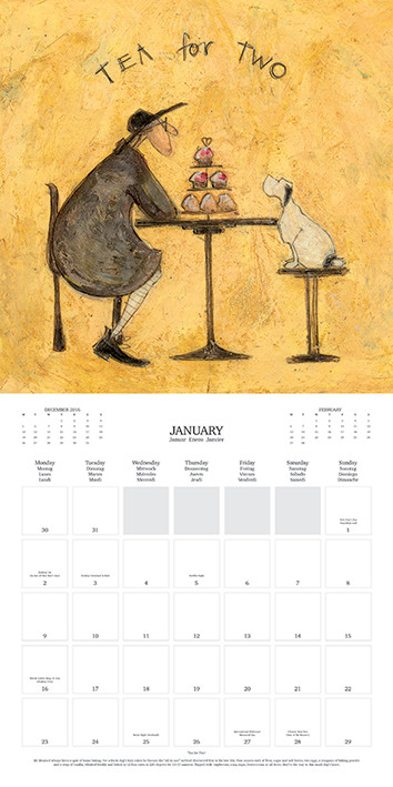 Calendar 2021 Sam Toft