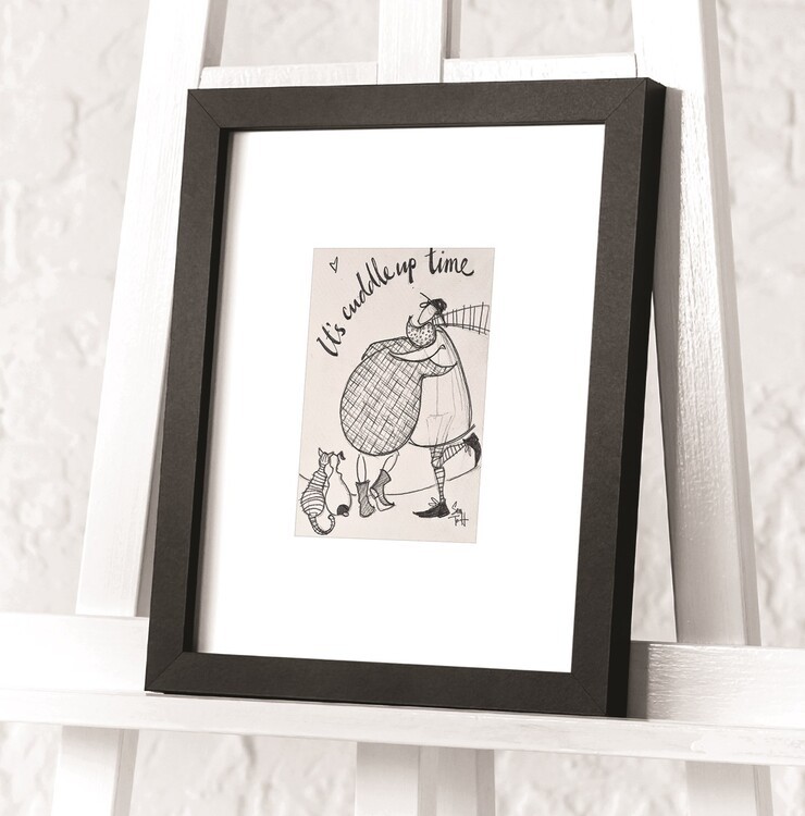 Framed poster Sam Toft - It‘s Cuddle Up Time