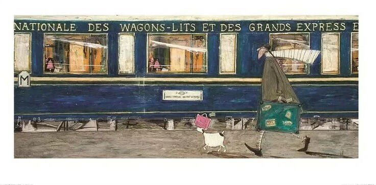Εκτύπωση τέχνης Sam Toft - Orient Express Ooh La La