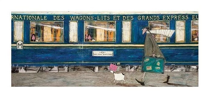 Art Print Sam Toft - Orient Express Ooh La La