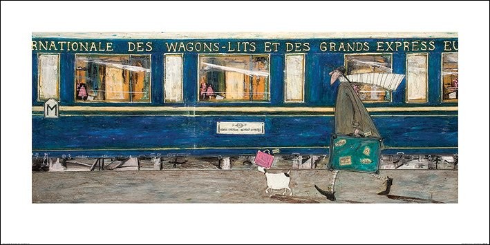 Art Print Sam Toft - Orient Express Ooh La La