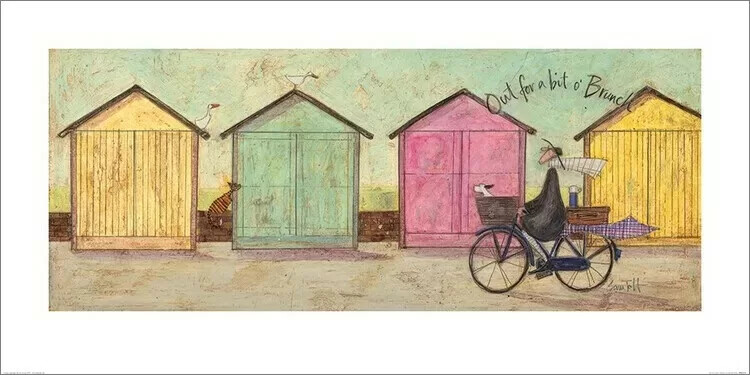 Art Print Sam Toft - Out for a Bit O‘ Brunch