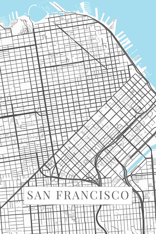 Фотошпалери San Francisco white