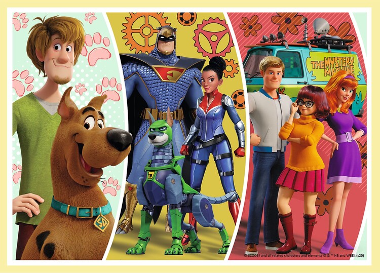Trefl 4 In 1 35 48 70 Piece Kids Scoob Movie Scooby Doo Jigsaw Puzzle 54 