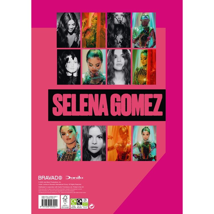 Selena Gomez Wall Calendars Large Selection
