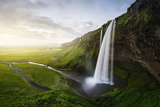 Μπλουζάκι Seljalandsfoss waterfall