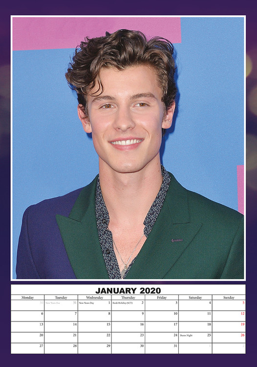 Shawn Mendes Wall Calendars 2022 Large Selection