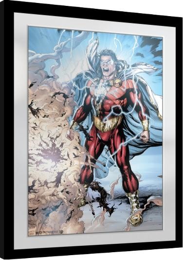 Framed poster Shazam - Power of Zeus