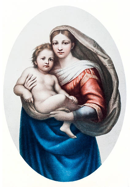 Autocolante Sistine Madonna