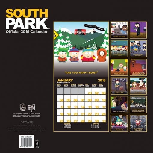 South Park Wall Calendars 2022 Large selection