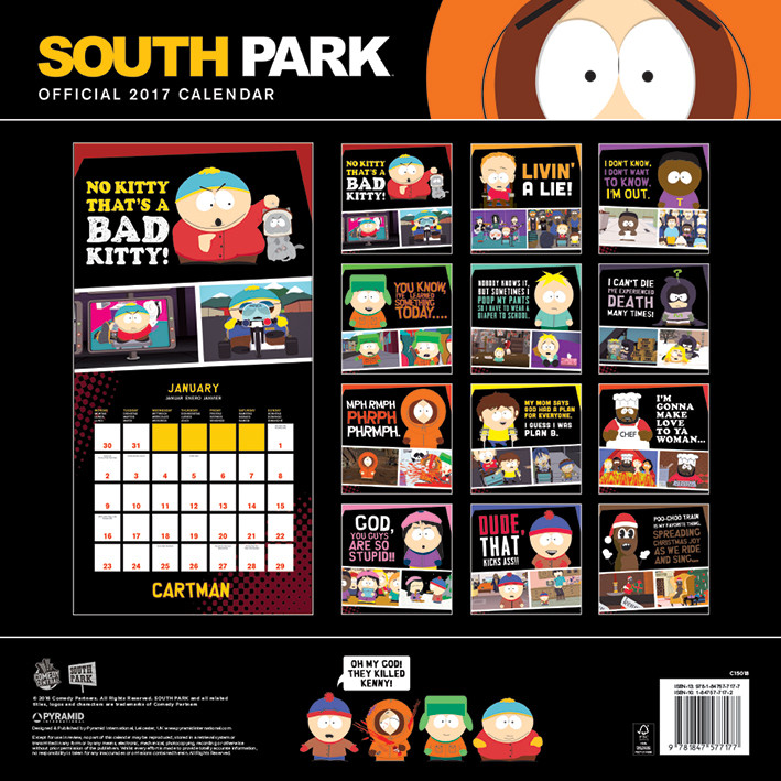 South Park - Wall Calendars 2022 | Large selection