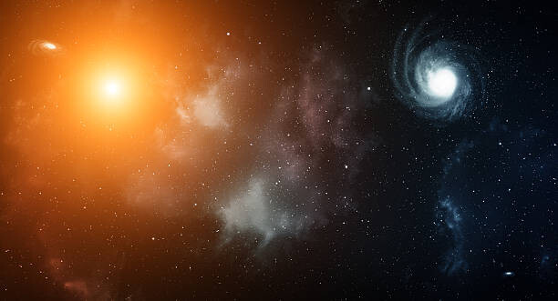Αυτοκόλλητο Space background.