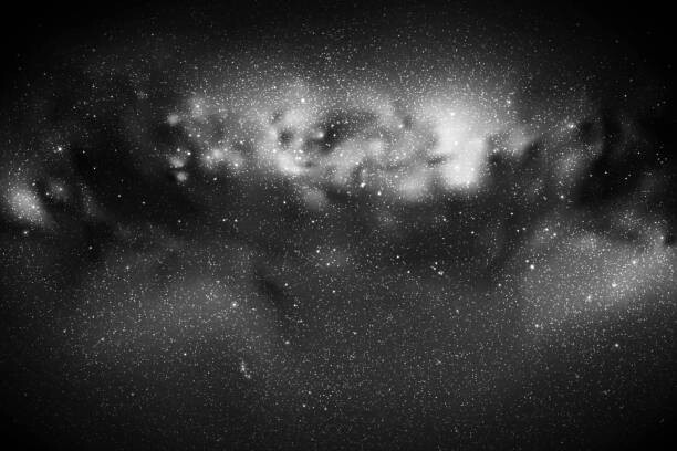 Αυτοκόλλητο Space background with night starry sky
