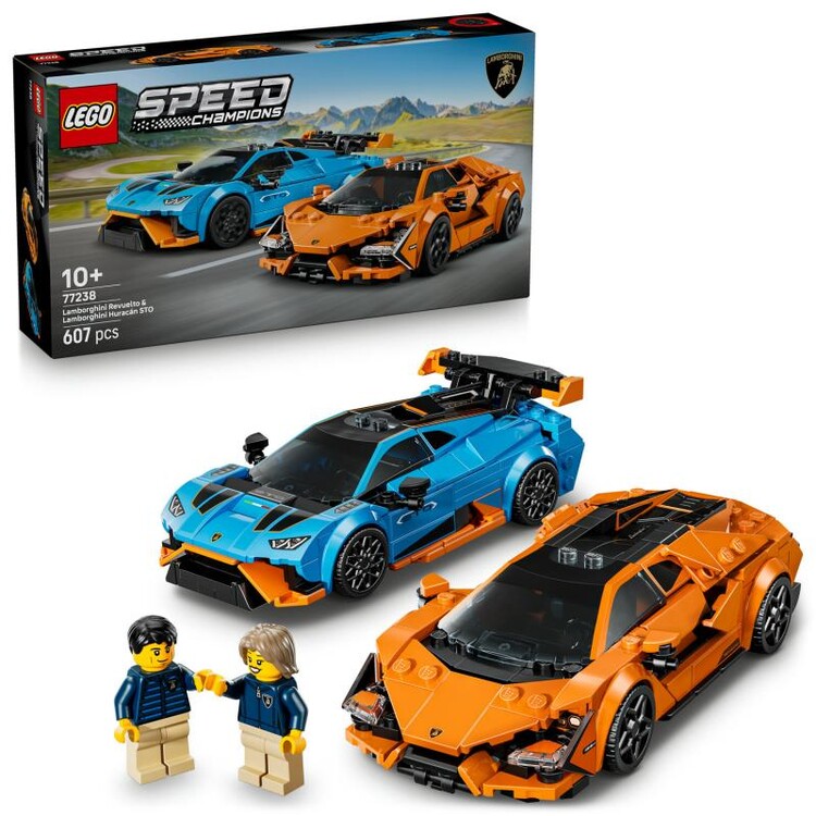 LEGO Speed Champions - Lamborghini Revuelto and Huracán STO 77238