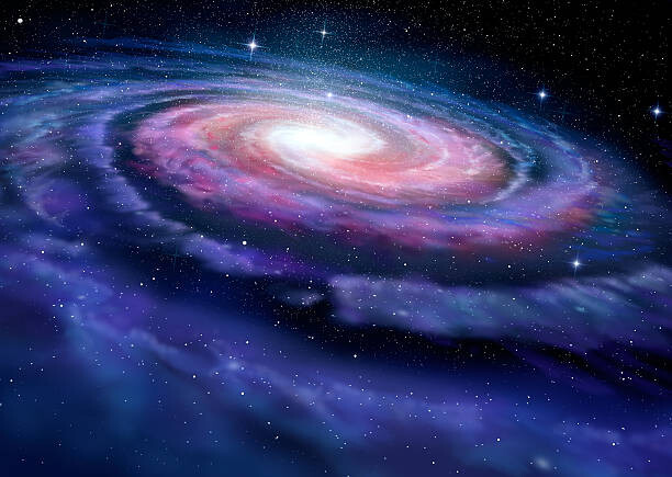 Majica Spiral galaxy, illustration of Milky Way