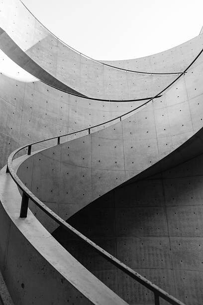 Αυτοκόλλητο Staircase design Architecture details