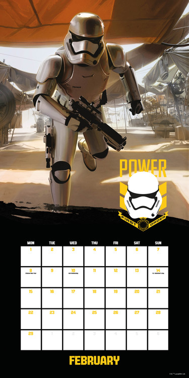 Calendar 2021 Star Wars Episode VII: The Force Awakens