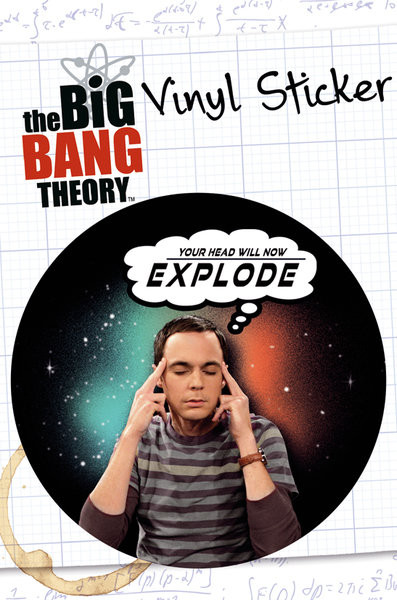 Stickers BIG BANG THEORY - explode | Tips for original gifts