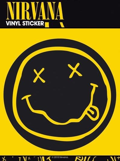 Stickers NIRVANA SMILEY | Tips for original gifts