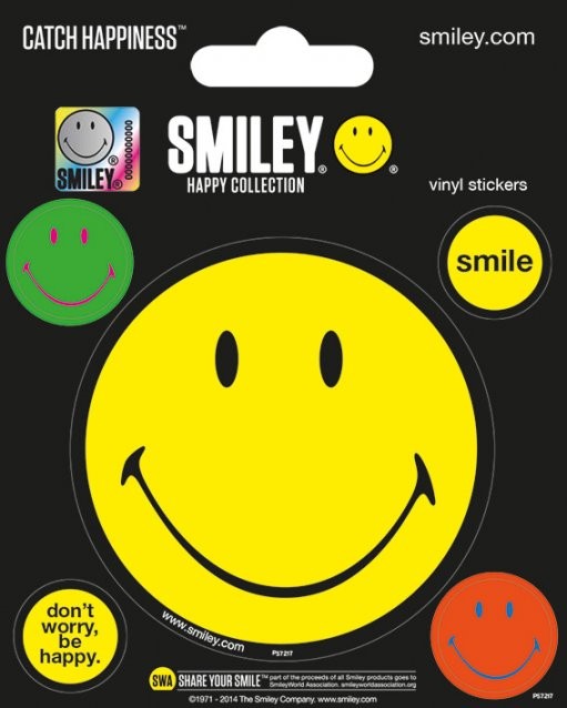 Stickers NIRVANA SMILEY | Tips for original gifts