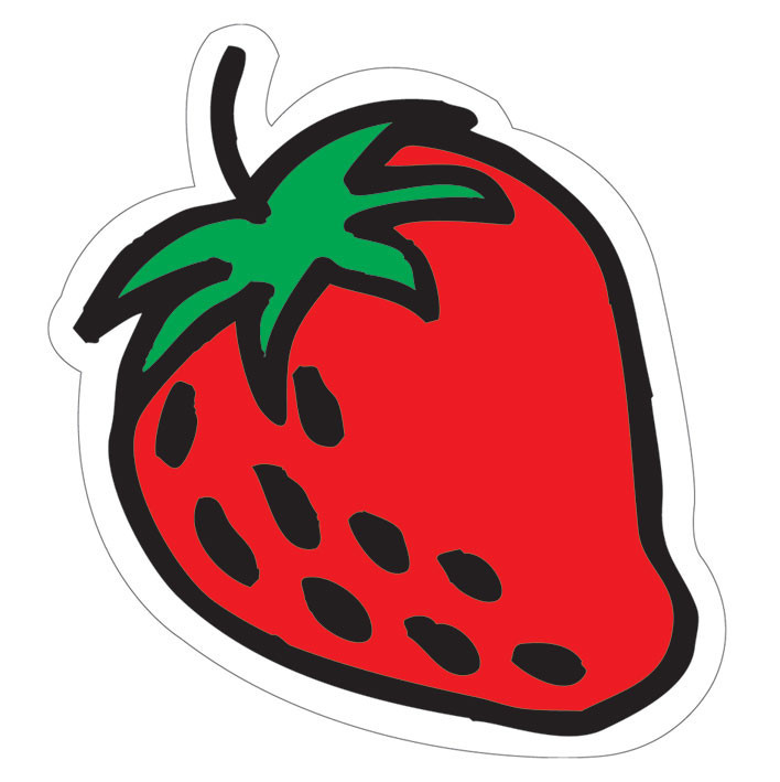 STRAWBERRY Sticker | Sold at UKposters