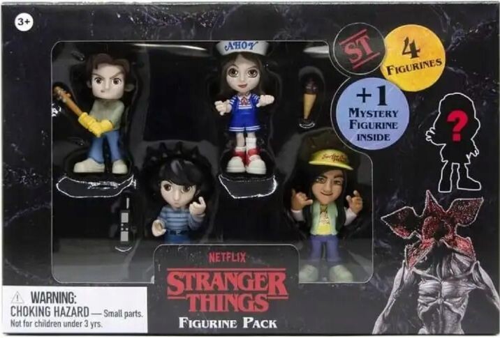 Figurine Stranger Things collection - Steve, Mike, Robin, Argyle