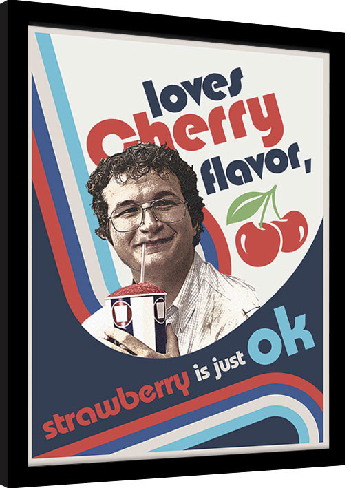 Framed poster Stranger Things - No Cherry, No Deal