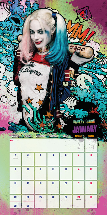 Calendar 2021 Suicide squad