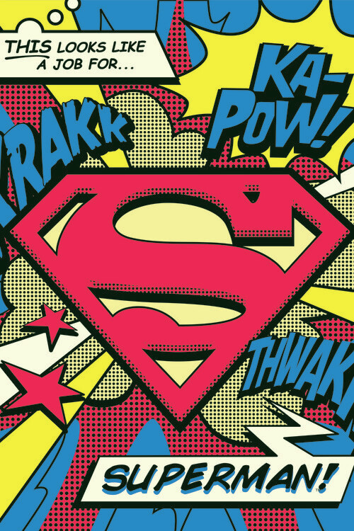 Sticker Superman's job