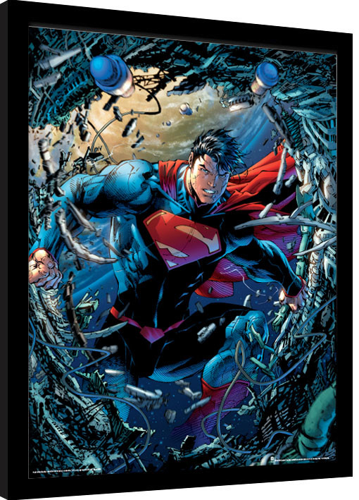 Framed poster Superman - Unchained