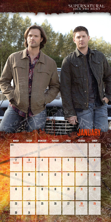 Calendar 2021 Supernatural