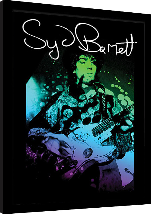Uokvireni poster Syd Barett - Guitar
