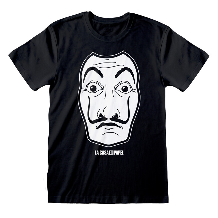 La Casa De Papel - Black Mask T-Shirt