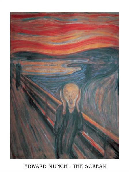 Edvard Munch - Huuto Taidejuliste