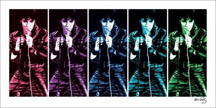 Elvis Presley - 68 Comeback Special Pop Art Taidejuliste