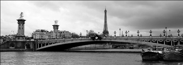Pariisi - Pont Alexandre-III and Eiffel tower Taide