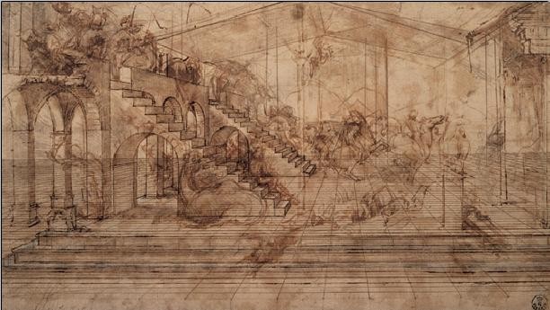 Study of The Adoration of the Magi Taidejuliste