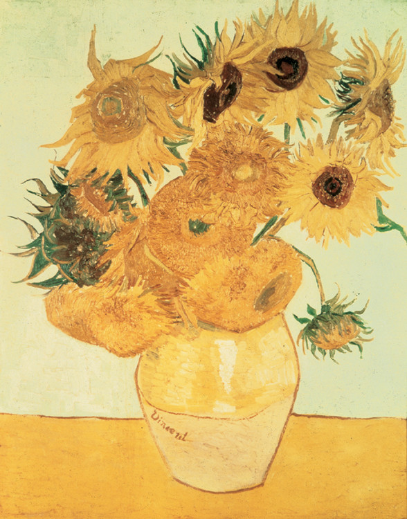 Vincent van Gogh - Auringonkukkia Taidejuliste