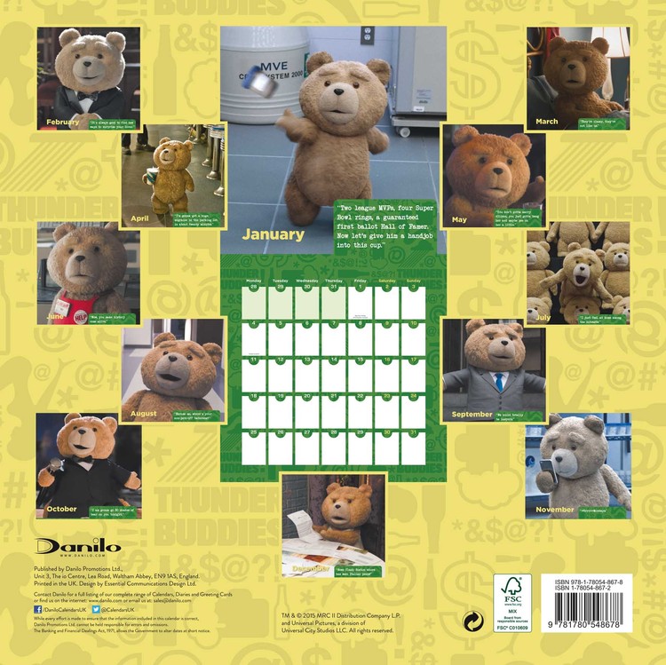 Calendar 2021 Ted 2